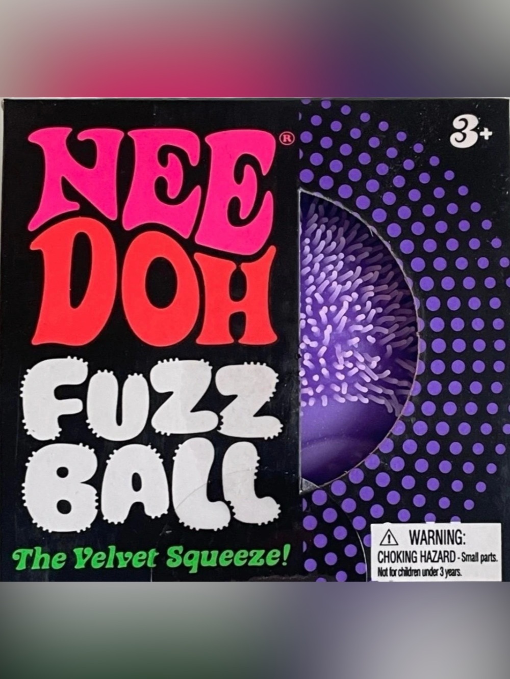 Nee Doh Fuzz Ball Purple NWT